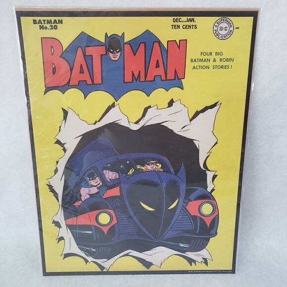 DC Comics Other - Batman #20 1943 Vintage DC Comic Series 11"X14" Poster Print